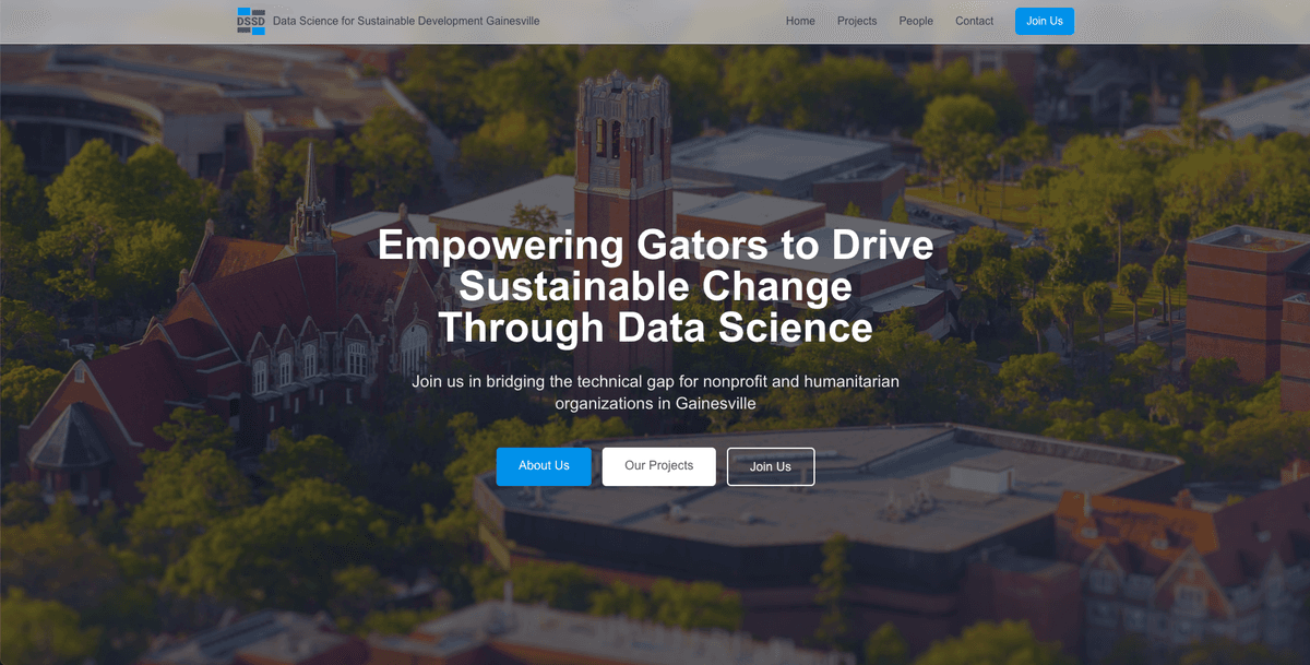 DSSD UF Chapter Website featured image